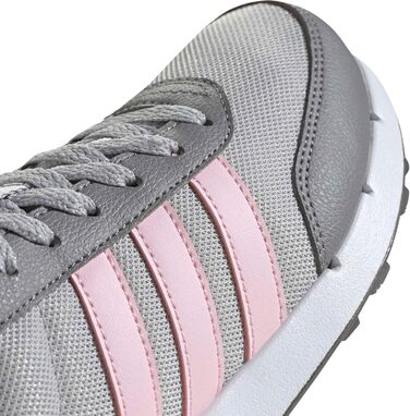 Кросівки для бігу Adidas Run 50s, 38 EU, сірий/рожевий/сірий, для жінок