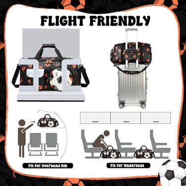 Дитяча спортивна сумка HTgroce для дівчаток з відділенням для взуття, ідеальна для ночівлі, балету, танців, спорту та подорожей (білий)