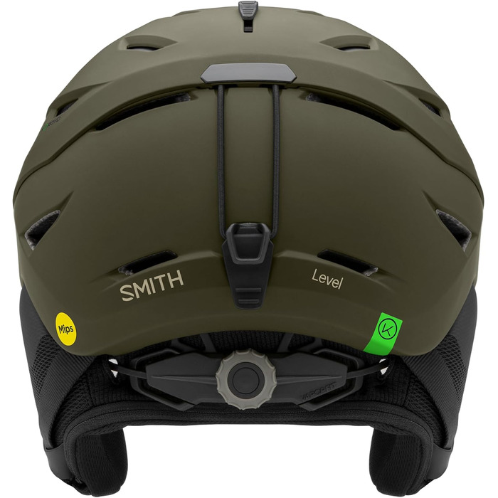 Велошолом SMITH Level MIPS, 55-59 см, матовий, зелений