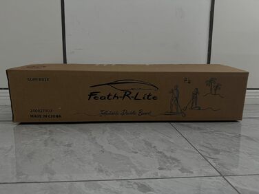 Надувна SUP-дошка FEATH-R-LITE Чорний Дракон, комплект для дорослих і підлітків: весло, насос, рюкзак, страховка, універсальна дошка для різних рівнів підготовки