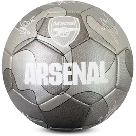 Офіційний футбольний м'яч Arsenal F.C. Silver Camo, розмір 5, для тренувань і матчів, колекційний, для дітей і дорослих