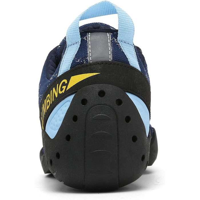 Кріпильні черевики для скелелазіння: чоловічі, жіночі, дитячі. Для початківців та професіоналів. Блакитний колір, розмір 44 EU.