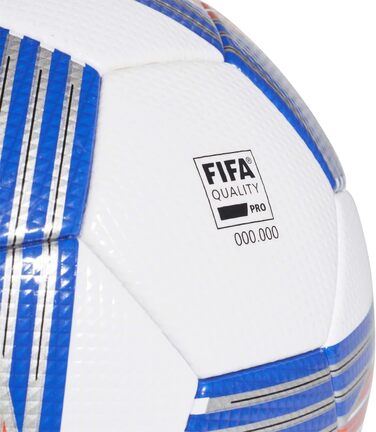 М'яч футбольний adidas Tiro Com, розмір 4, біло-чорний, для дорослих та дітей