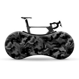 Чохол для велосипеда Velo Sock Unisex для дорослих, універсальний, камуфляж чорний, підходить для 99% велосипедів
