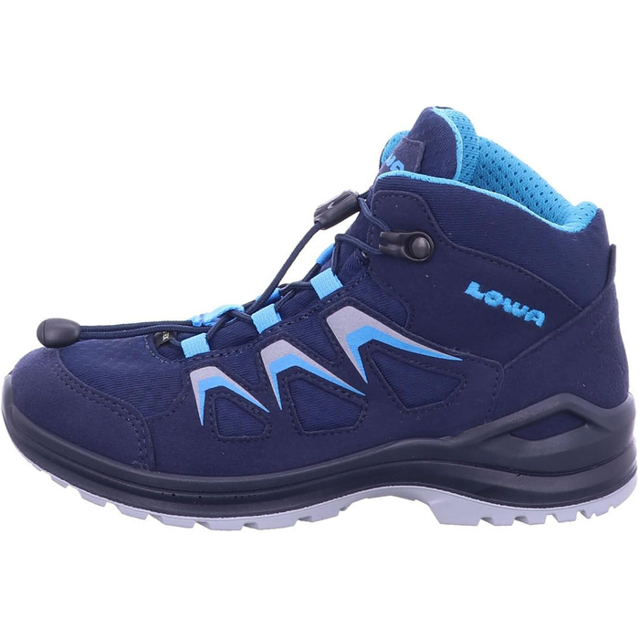 Черевики LOWA Innox EVO GTX QC JR 34 EU Navy/Turquoise - дитячі водонепроникні черевики для активного відпочинку