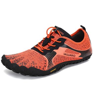 Кросівки SAGUARO Unisex для трейлраннінгу та фітнесу дихаючі помаранчеві 45 EU