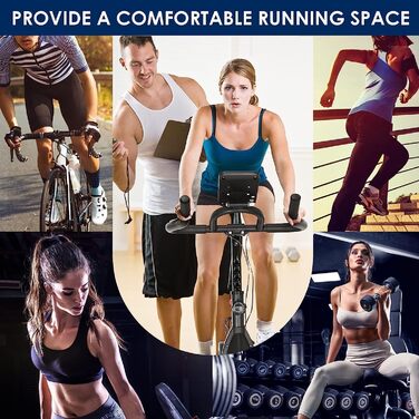 Велотренажер для дому Heimtrainer, 10 кг маховик, до 150 кг, регульоване сидіння і опір, пульсометр, LCD-дисплей, тримач для планшета та пляшки, фітнес-байк для тренувань у приміщенні