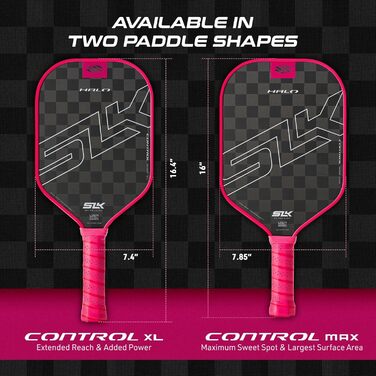 Падл для піклболу Selkirk Vanguard Power Air Premium | Вуглецеве волокно, 360 Proto Molding, Flexfoam Perimeter | Максимальна потужність та контроль, рожевий, XL (довгаста форма)