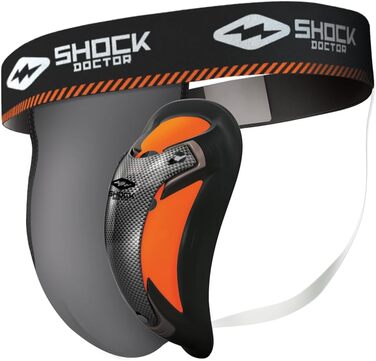 Підтримуючий бандаж Shock Doctor Ultra Carbon Flex Cup для хлопців XL, сірий