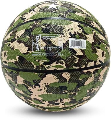 Баскетбольний м'яч Spalding Commander Sz7 Camo для дорослих, унісекс, камуфляжний