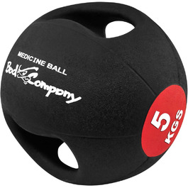 Медбол Bad Company Pro Grip з ручками, 3-10 кг, для фітнесу, одинично або в наборі