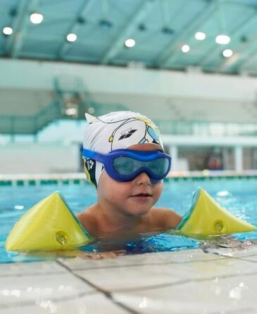 Дитяча маска для плавання arena Spider Kids – антифог, великі лінзи, середньотемні, UV-захист, саморегульований перенісся