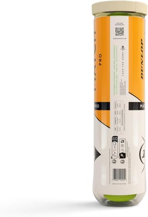 М'яч для тенісу Dunlop Match Pro для ґрунту, хард-корту та газону - Amazon Exclusive, 3x 4 шт.