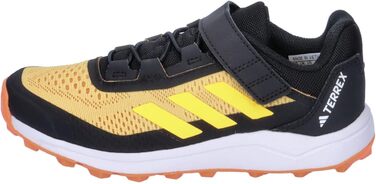 Дитячі кросівки adidas Terrex Agravic Flow для трейлраннінгу, унісекс, на липучці (28 1/2 EU, Semi Spark Spark Amber Tint)