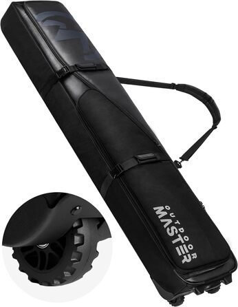 Чохол для сноуборду OutdoorMaster Gepolsterte з колесами - водонепроникний, для подорожей, 187 см