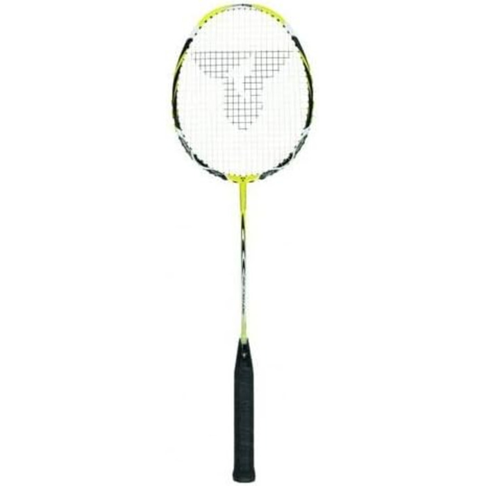 Бадмінтонна ракетка Talbot Torro ISOFORCE 851, жовто-чорно-біла, 69x29x3 см