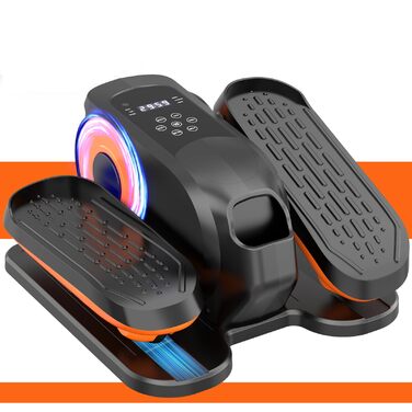 Міні електричний тренажер Crosstrainer XDDIAS для дому з пультом керування та LED-дисплеєм, 12 швидкостей, тихий та портативний еліптичний тренажер для дорослих та літніх людей