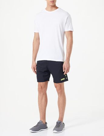 Шорти спортивні чоловічі JAKO Copetition 2.0 (152, чорний/неоновий жовтий)