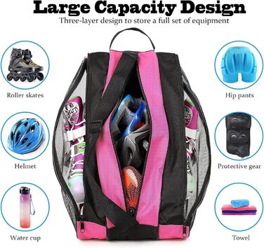 Роликова сумка, рожева, Oxford-тканина, для дорослих та дітей