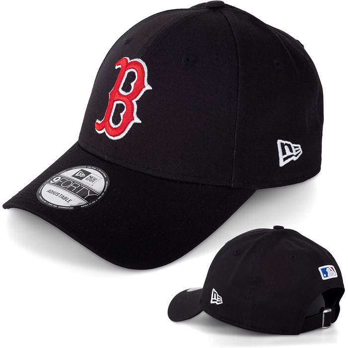 Кепка New Era MLB NBA NFL - Бейсболка з обмеженими дизайнами - Янкиз, Лейкерс, Буллз, Рейдерс, Чіфс, Доджерс, Сіхокс, Сокс, 49ерс (Бостон Ред Сокс Чорна V2)