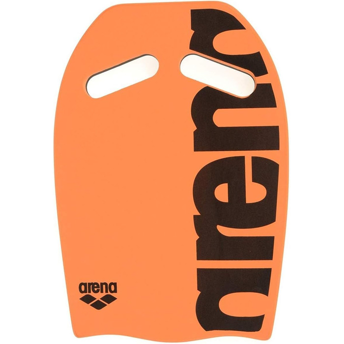 Дошка для плавання arena Kickboard, 39x30 см, EVA, помаранчева, тренувальна, з отворами для рук, без ПВХ