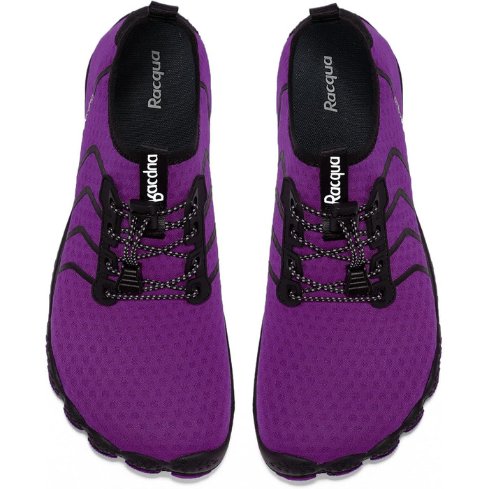 Водні черевики Raqua для жінок, фіолетові, 38 розмір: для плавання, серфінгу, піших прогулянок та спорту