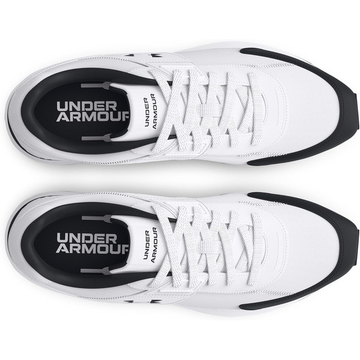 Чоловічі кросівки для бігу Under Armour Essential Runner, 49.5 EU, білий/чорний