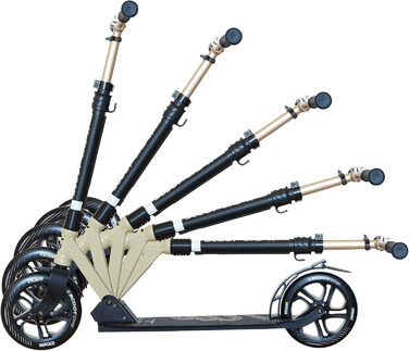 Алюмінієвий самокат S1 / S2 – регульований по висоті, ABEC 7 (червоний, Scooter S 1 Pro)