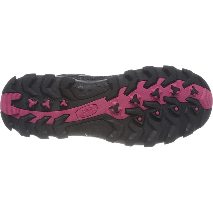 Жіночі трекінгові черевики CMP Rigel Low Wp, сіро-фуксія-айс, 43