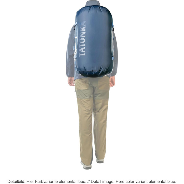 Сумка-рюкзак Tatonka Barrel 65 л, чорна, водонепроникна, з замком