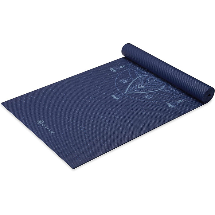Йога мат Gaiam Premium 6 мм з малюнком, антиковзка, для йоги, пілатесу та фітнесу (172 x 61 x 6 мм)