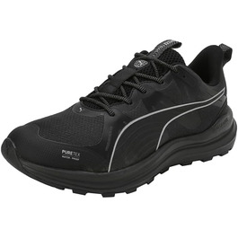 Кросівки для бігу PUMA Reflect Lite Trail PTX, унісекс, 37.5 EU, чорний/срібний/темно-сірий