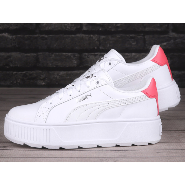 Жіночі спортивні кросівки Puma на платформі, шкіряні, розмір 39
