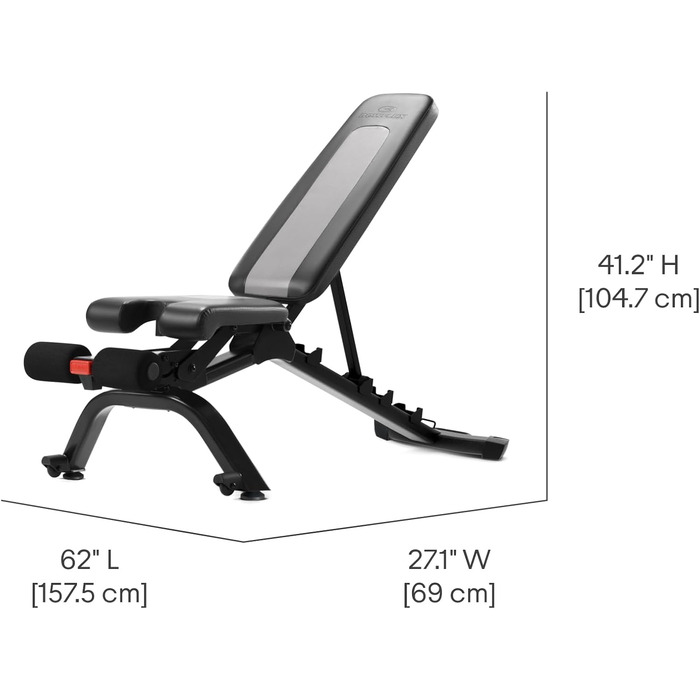 Регульована гантельна лавка Bowflex SelectTech 4.1S, компактна, для дому