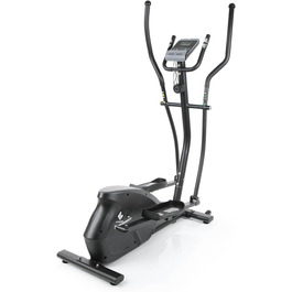 FitEngine Crosstrainer з 10 рівнями навантаження, великим дисплеєм та тримачем для планшета/смартфона, датчиками пульсу та неслизькими педалями (до 150 кг)