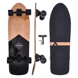 Apollo Surfskate Pro: Лонгборд для дорослих та дітей, Midi Cruiser для стрітсерфінгу та карвінгу, якісна Surf Skate вісь (з 6 років)