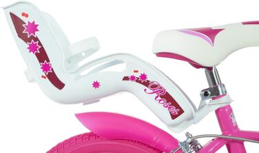 Дівчача дитячий велосипед SCH Roses 14 дюймів (4-6 років) Рожевий