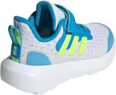 Кросівки для бігу adidas Fortarun Unisex (30.5 EU, темно-сірий, лимонний, світло-блакитний, сонячна батарея)