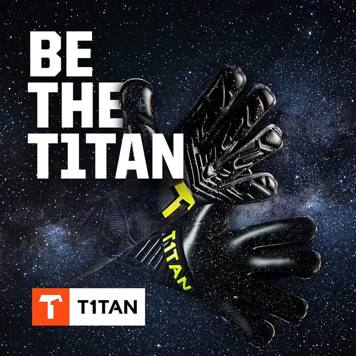 Воротарські рукавички T1TAN Alien 2.0 для дорослих, футбольні, унісекс, 4 мм професійний грип, різні розміри та кольори, Gravity Blue, розмір 9