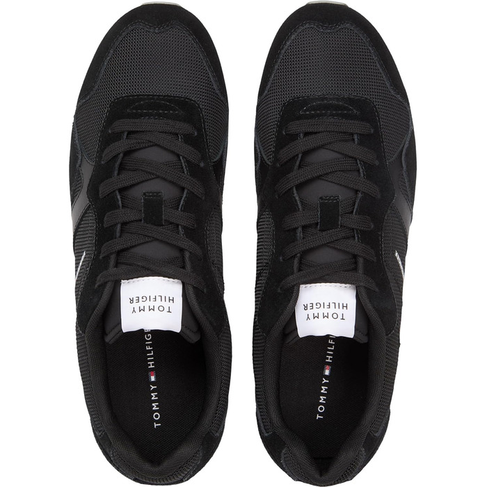 Чоловічі кросівки Tommy Hilfiger Runner Icon Mix FM0FM05679 низькі, чорні, розмір 43 EU