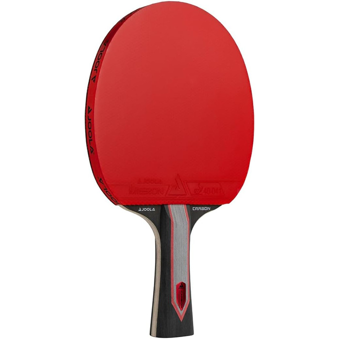 JOOLA Настільний тенісний ракетка RED Carbon PRO з карбоновим шаром, мікроновими накладками та магнітною коробкою, професійна