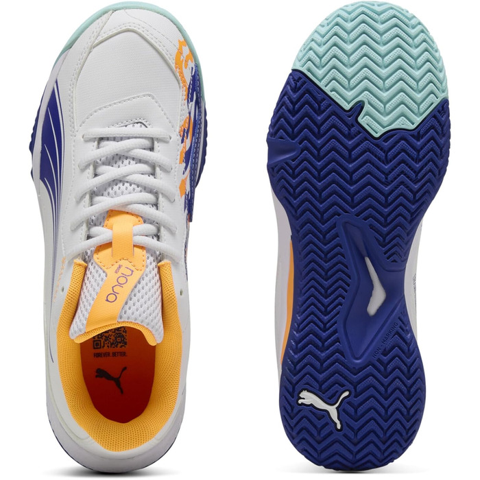 Дитячі тенісні кросівки PUMA Nova Smash Jr - біло-синій колір, 35 EU