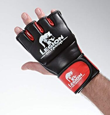 Рукавички для ММА KWON Legion Octagon XXL, шкіряні, для боїв
