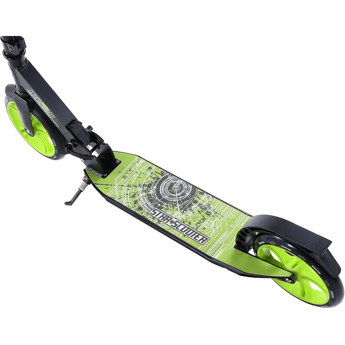 Самокат STAR SCOOTER алюмінієвий для дітей та дорослих, 205 мм колеса, для міста, для хлопчиків і дівчат від 6 років