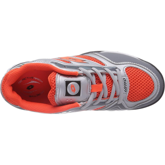 Дитячі тенісні кросівки Lotto Sport RAPTOR EVO JR (30 EU) – кольорові, червоно-срібні