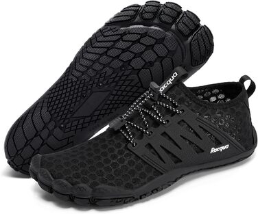 Racqua Композитна сітка, водяні черевики для чоловіків та жінок (42 EU, Wz114 Black)