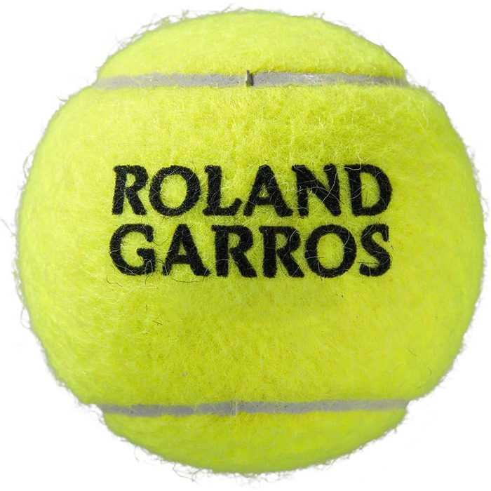 Тенісний м'яч Wilson Roland Garros 4 шт. (жовтий) - офіційний м'яч Відкритого чемпіонату Франції