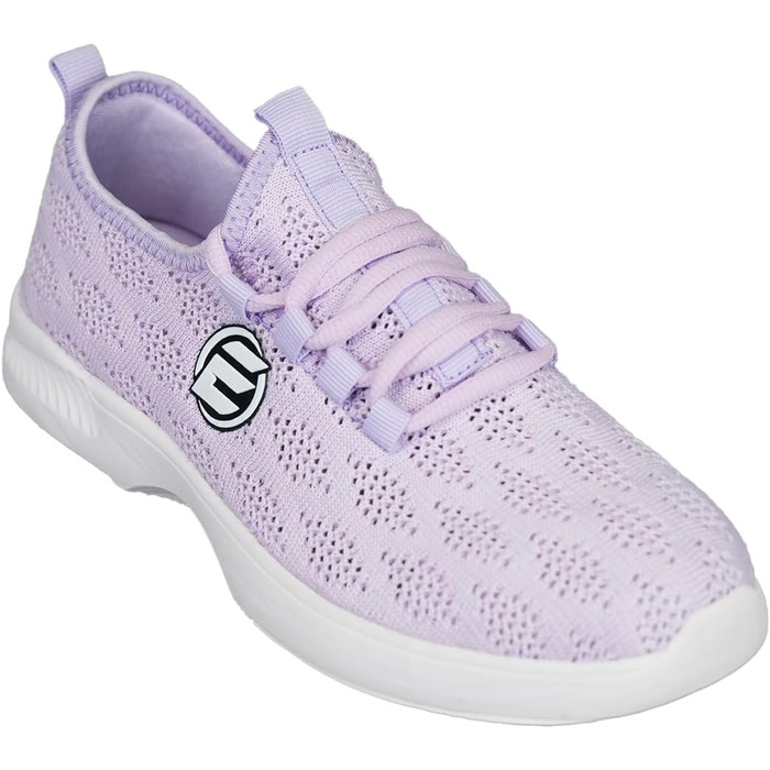 Жіночі боулінг-шоу ELITE Kona: легкі, атлетичні, дихаючі, в'язані, універсальні підошви, 38.5 EU, фіолетовий
