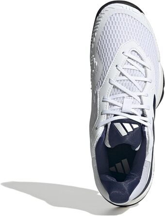 Дитячі тенісні кросівки adidas Barricade Kids 21 EU Cloud White/Dark Blue/Core Black