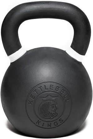 Kettlebell Kings гиря з порошковим покриттям для жінок і чоловіків, довговічна сталева гиря